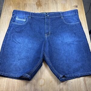 Y2K Ecko Unltd Baggy Skater Denim Shorts Mens Size 46 Bermuda Blue Rawthentic